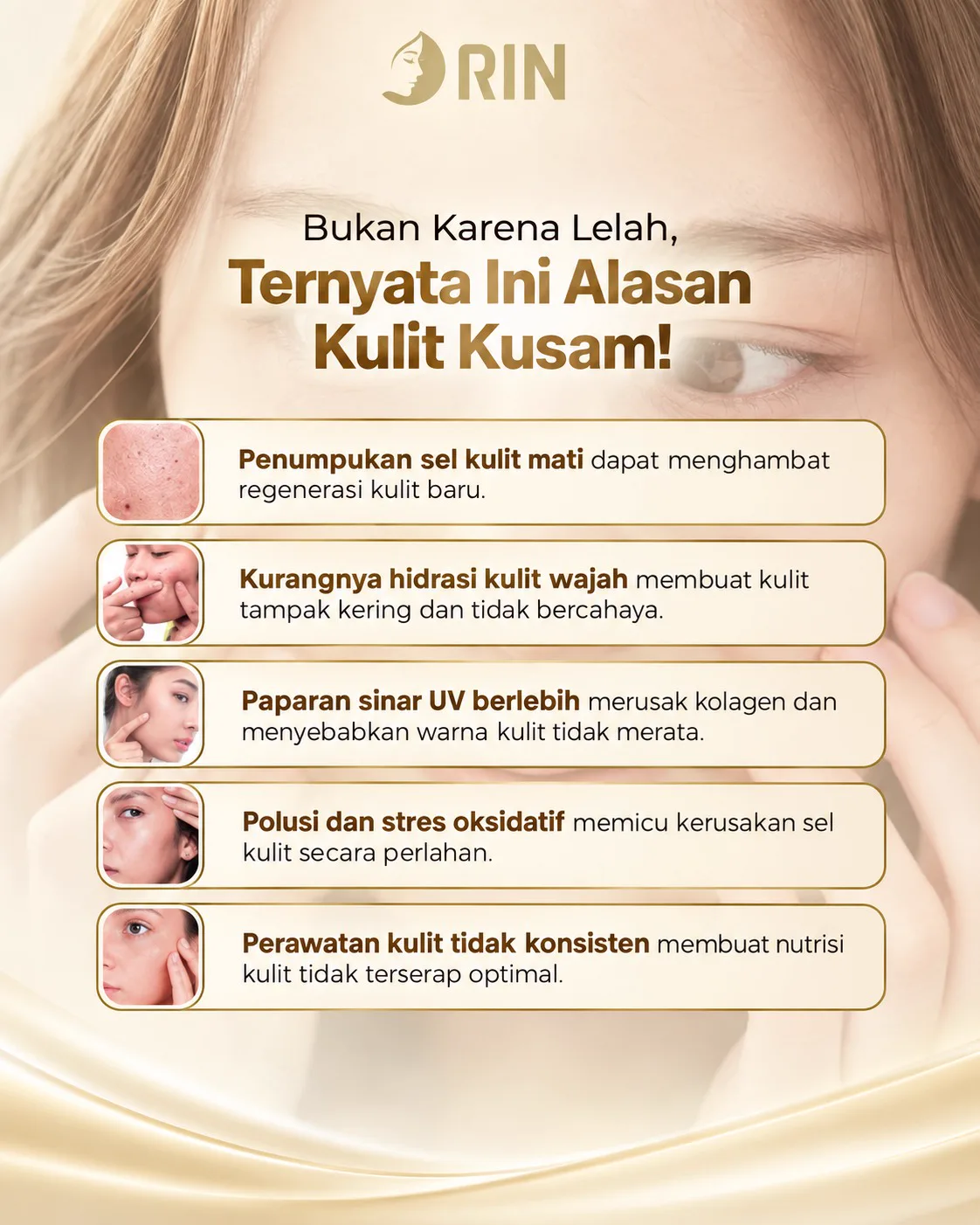 Ternyata Ini Alasan Kulit Kusam